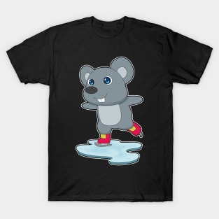 Mouse Ice skating Ice skates T-Shirt
